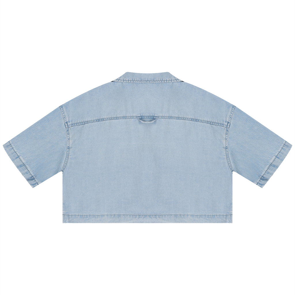 Denim Prestige Crop Top