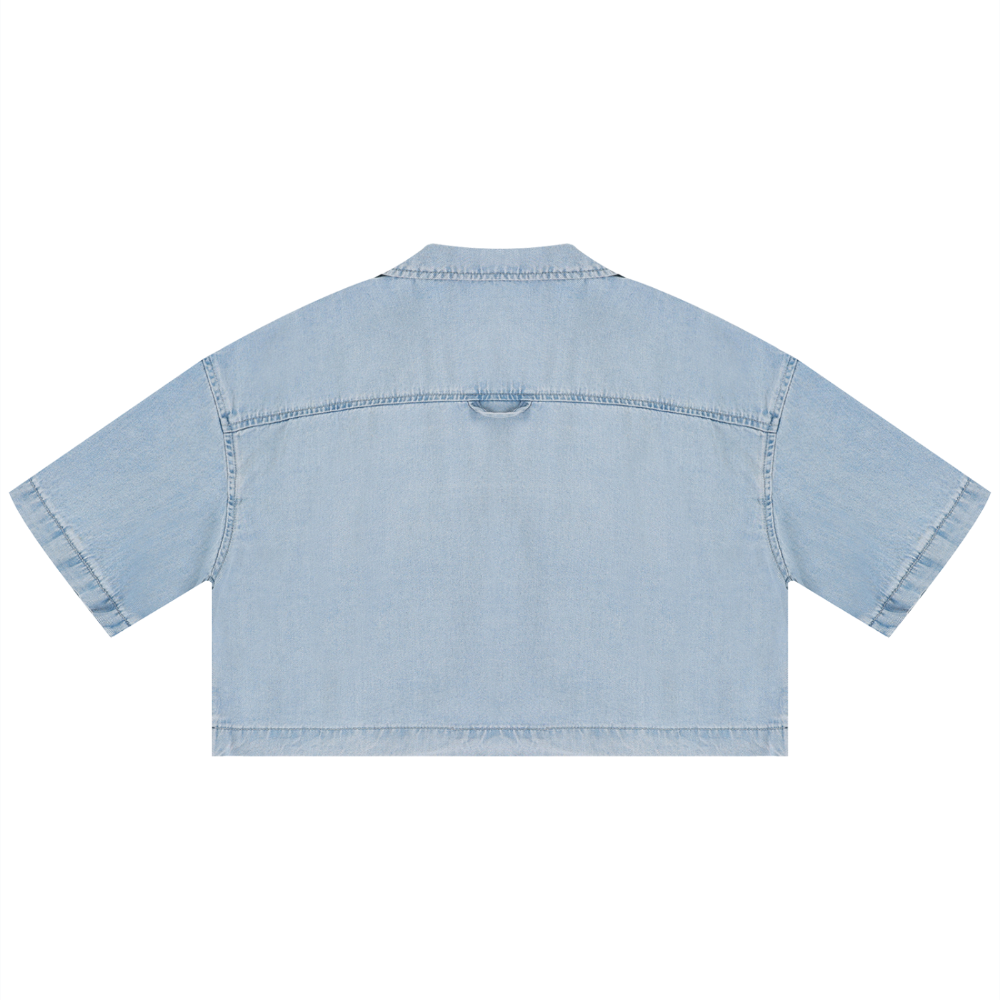 Denim Prestige Crop Top