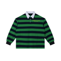 Color Block Stripe Polo Shirt
