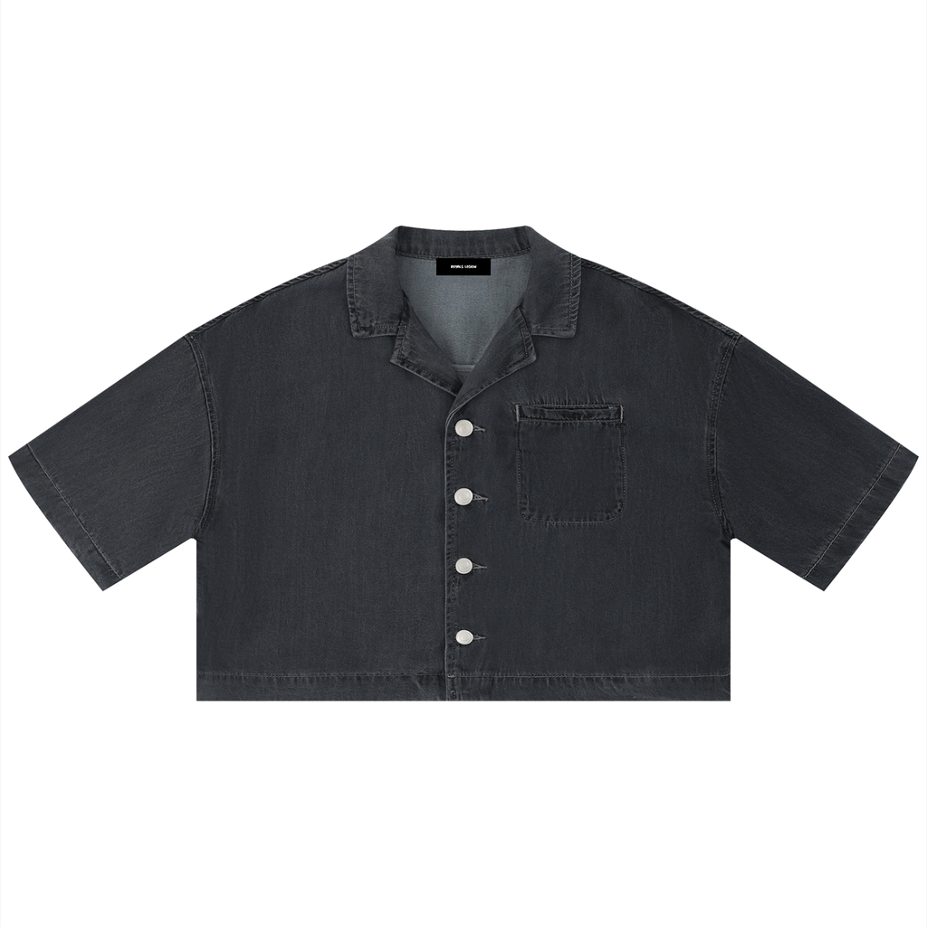 Denim Prestige Crop Top