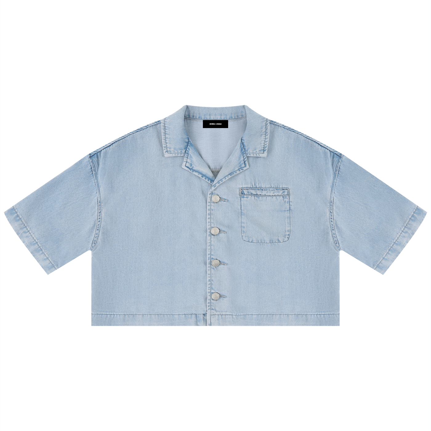 Denim Prestige Crop Top