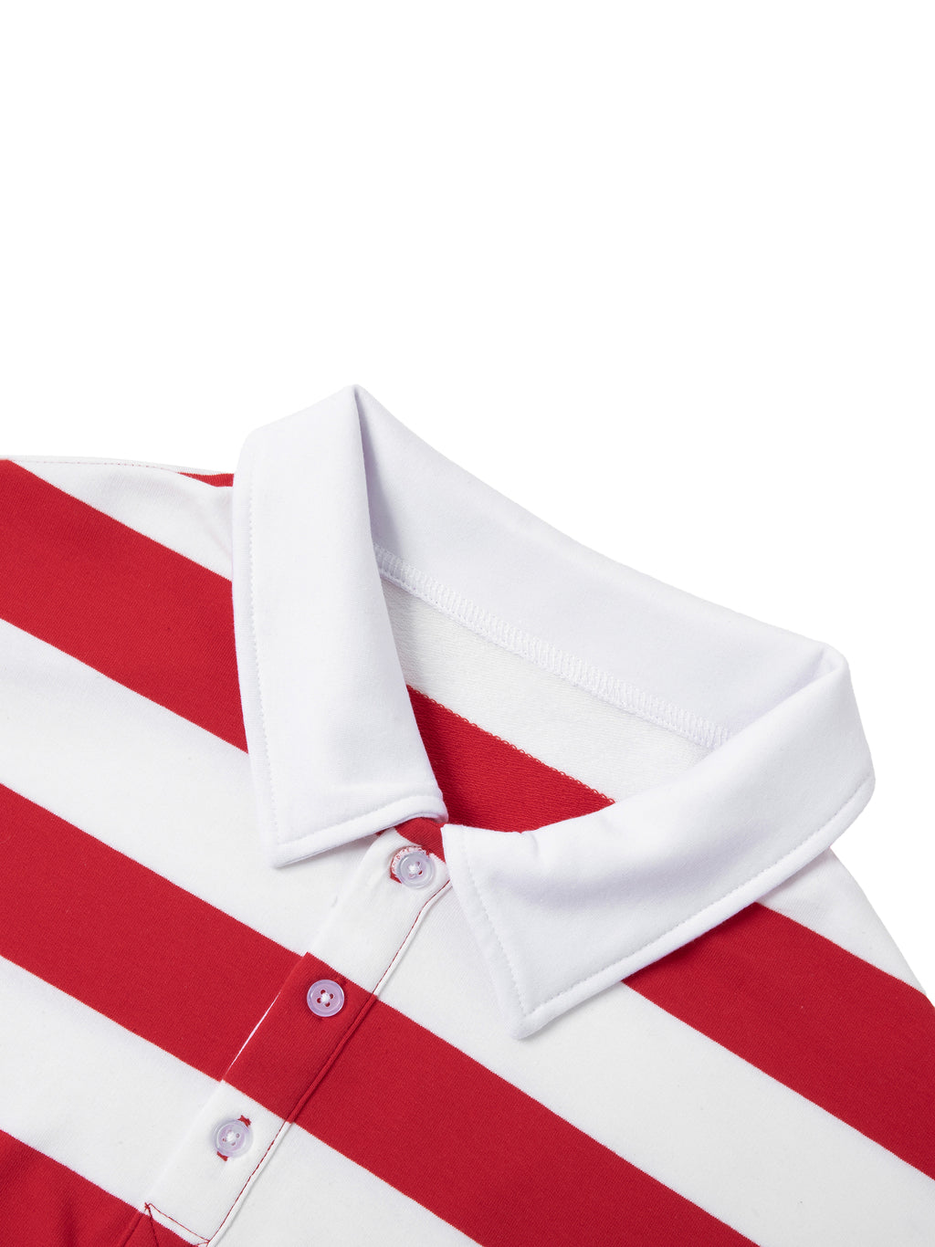 Color Block Stripe Polo Shirt