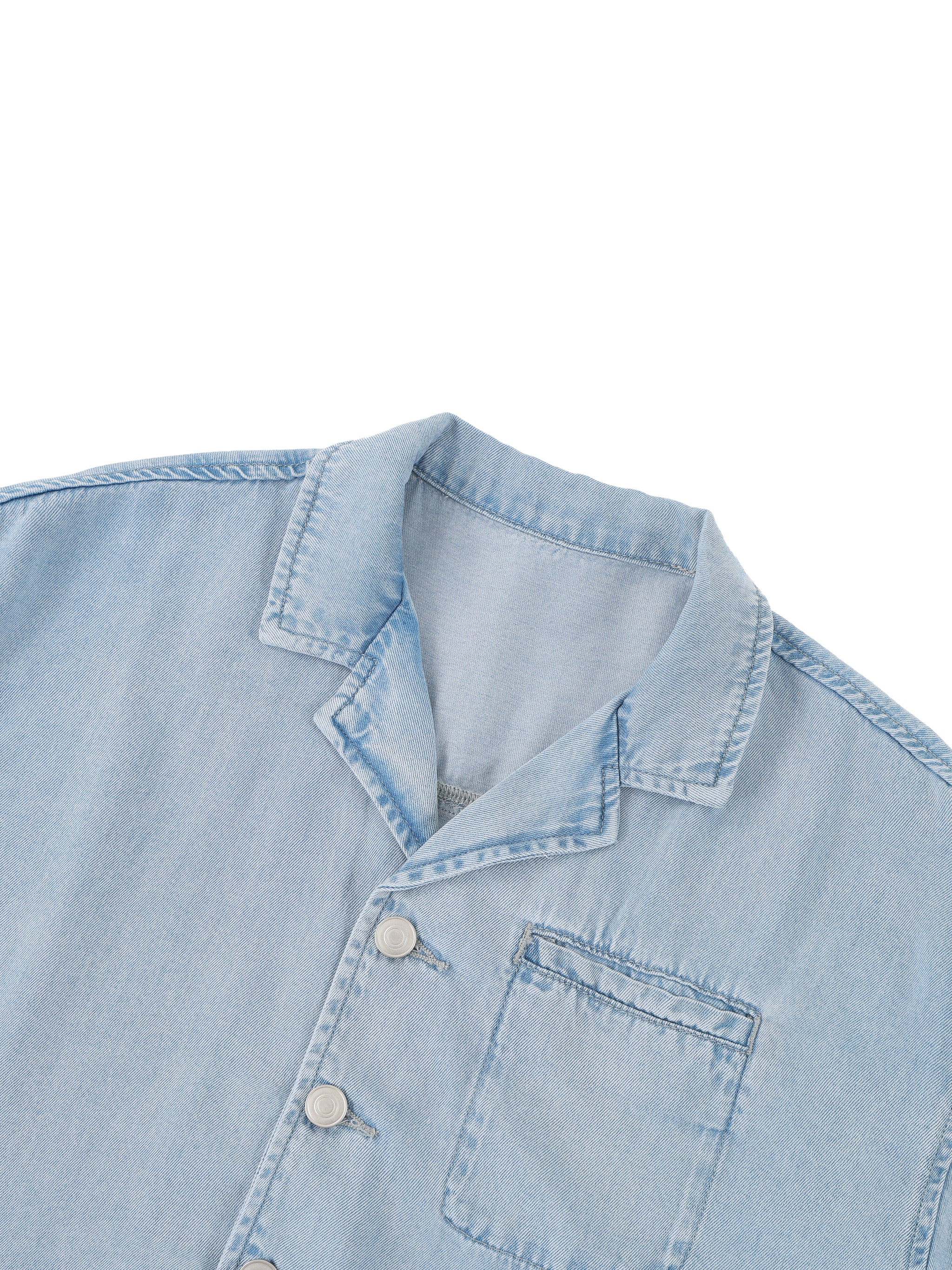 Denim Prestige Crop Top