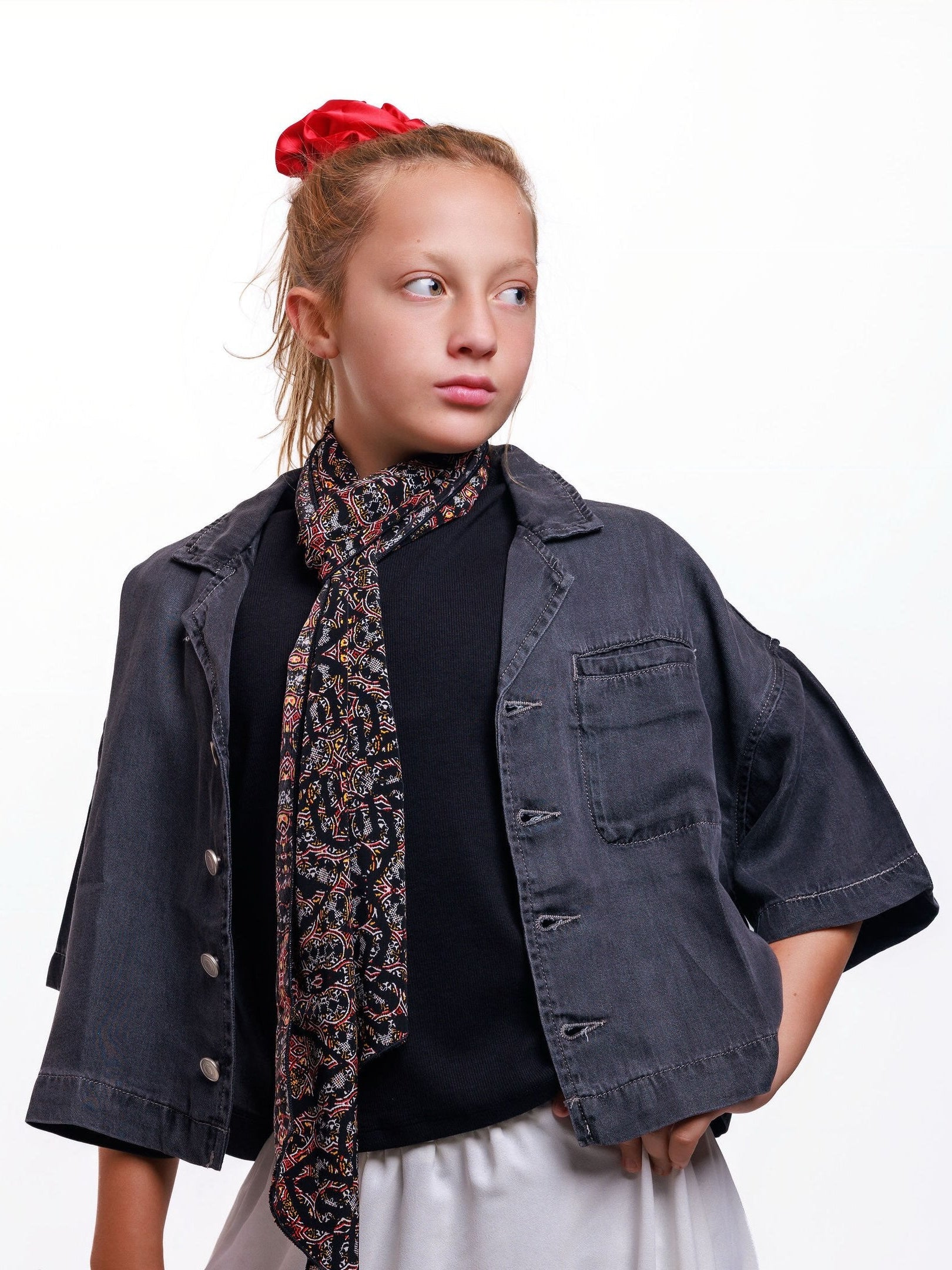 Denim Prestige Crop Top