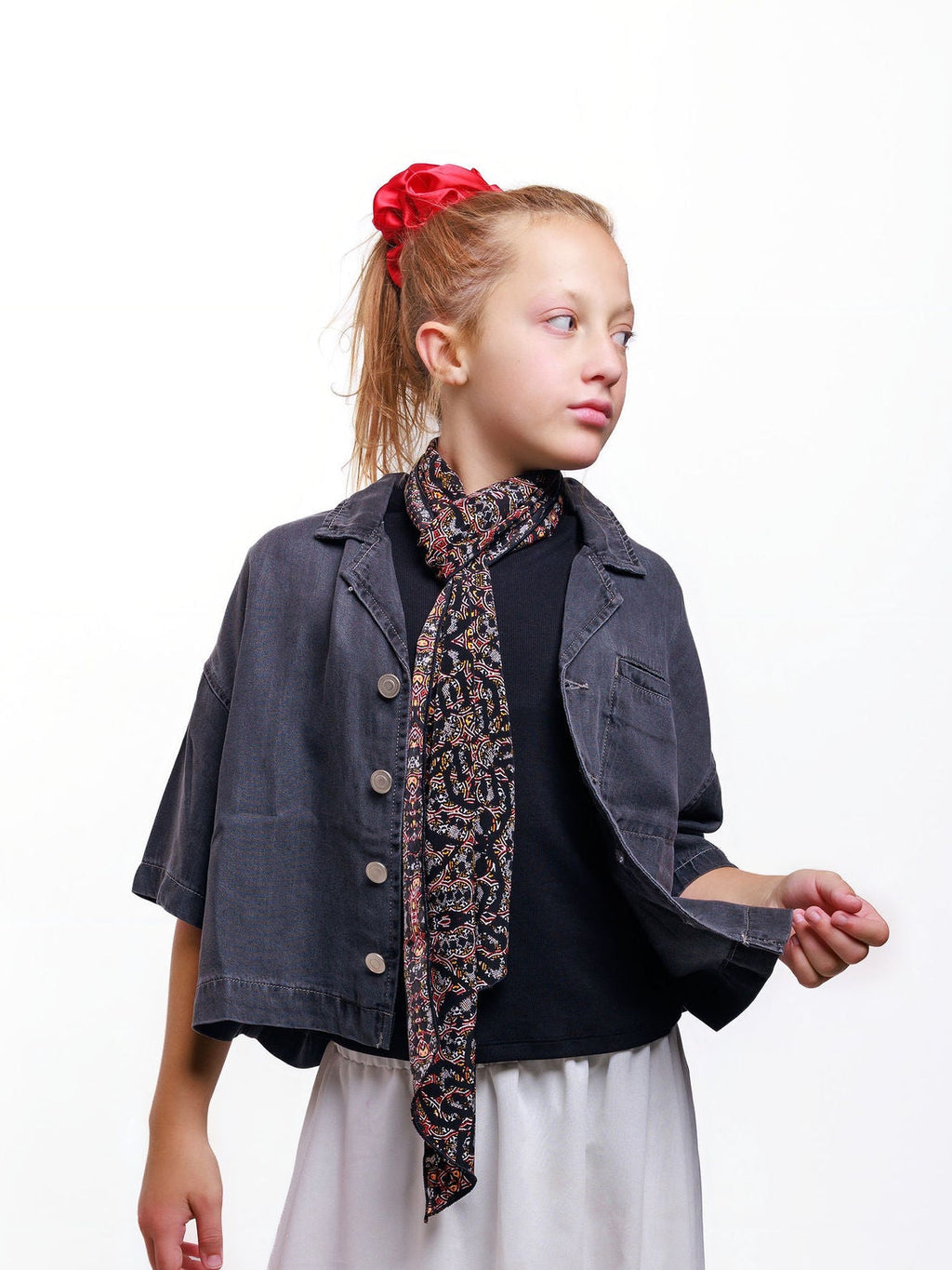 Denim Prestige Crop Top